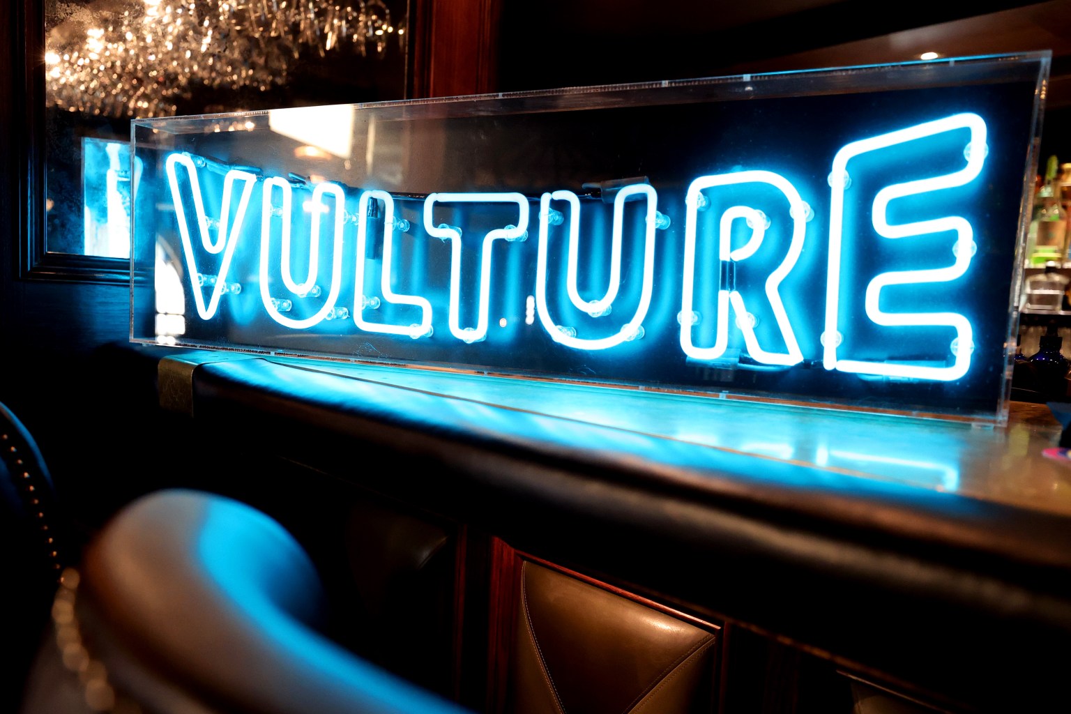 LOS ANGELES, CALIFORNIA - NOVEMBER 13: Signage is seen at the Pluto TV Green Room during Vulture Festival 2021at The Hollywood Roosevelt on November 13, 2021 in Los Angeles, California. (Photo by Rich Fury/Getty Images for Vulture)