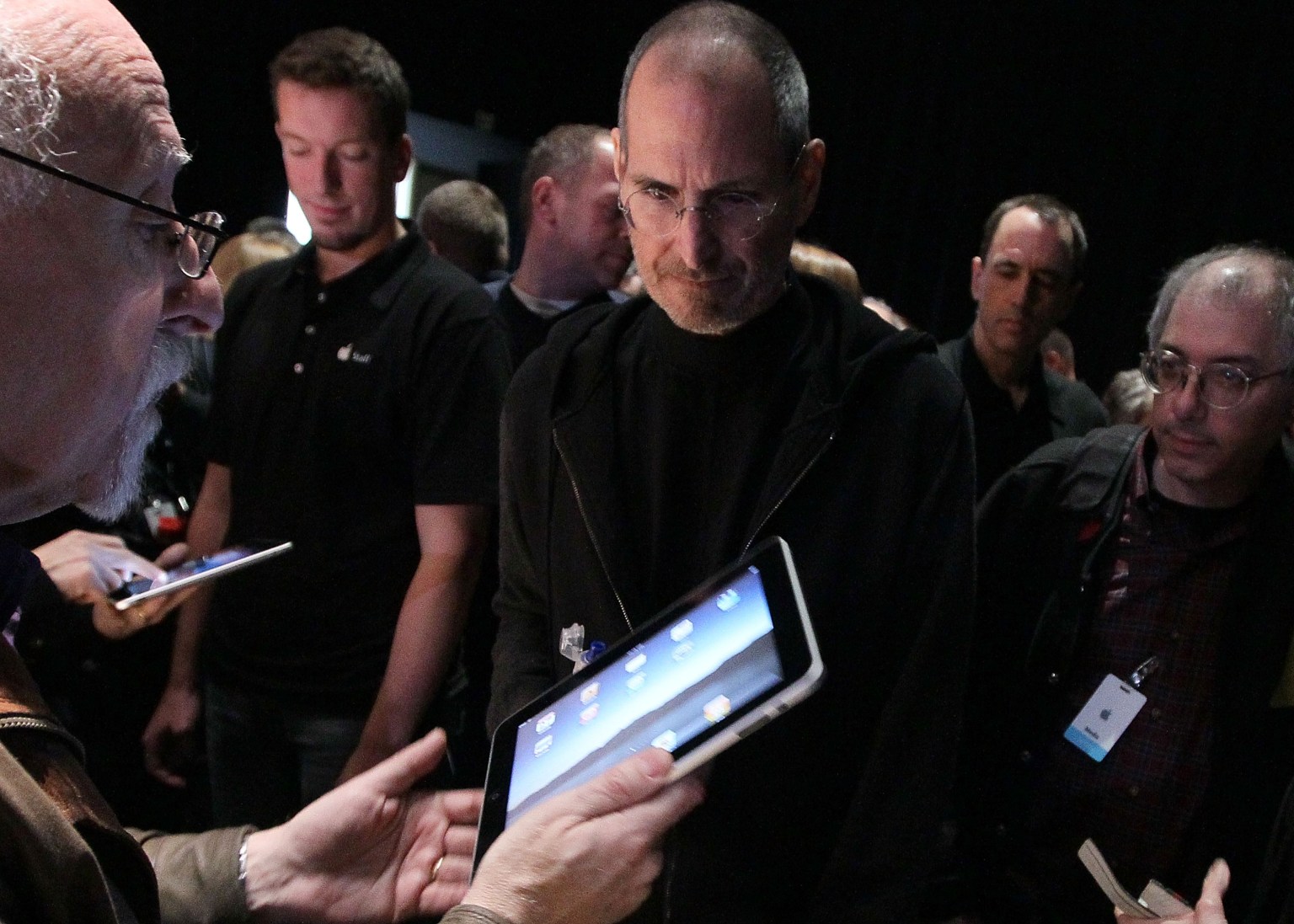 Apple CEO Steve Jobs speaks during an Apple Special Event January 27, 2010 at Yerba Buena Center For The Arts in San Francisco, California. Steve Jobs announced the highly anticipated....
